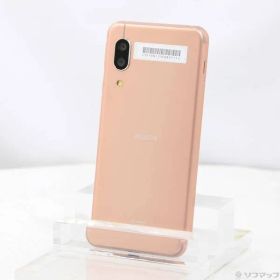 〔中古品〕 AQUOS sense3 J:COM 64GB ライトカッパー SHV45 SIMフリー【377】