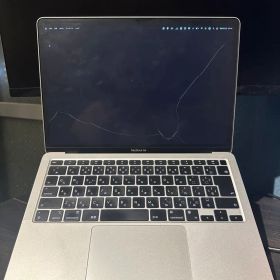 【ジャンク】MacBook Air M1 2020 画面割れ 起動OK 初期化済