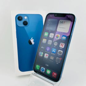 バッテリー新品 iPhone13 128GB ブルー SIMフリー(simロック解除済) 白ロム 中古 本体 動作確認済 【最短送料無料】X-513