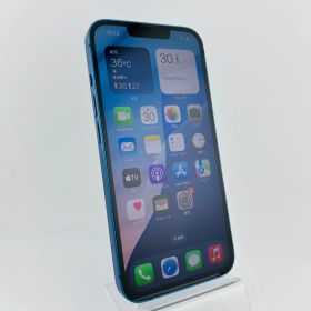バッテリー良好 iPhone 13 64GB ブルー SIMフリー(simロック解除済) 中古 本体 動作確認済 【最短送料無料】M-105