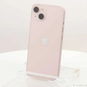 〔中古品〕 iPhone13 256GB ピンク MLNK3J／A SIMフリー【295】
