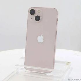〔中古品〕 iPhone13 mini 256GB ピンク MLJL3J／A SIMフリー【344】