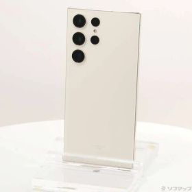 〔中古品〕 Galaxy S23 Ultra 256GB クリーム SCG20 au SIMフリー【269】