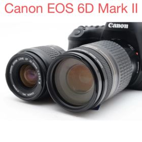 一眼レフ/Canon EOS 6D Mark II標準&望遠ダブルレンズセット