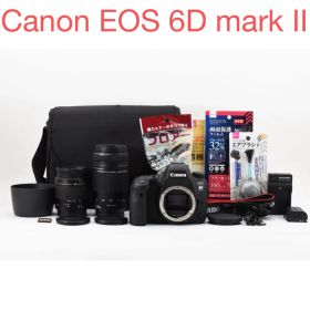 一眼レフカメラ Canon EOS 6D Mark II ダブルレンズセット