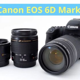 キャノンCanon EOS 6D Mark II 標準&望遠&単焦点レンズセット