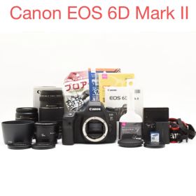 Canon EOS 6D mark II標準&望遠&単焦点レンズセット