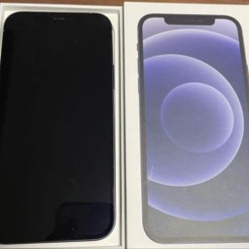 iPhone12 ブラック 64GB 充電ケーブル+箱付き