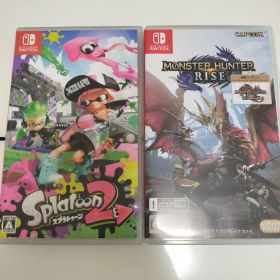 動作確認済任天堂Switcスプラトゥーン2 & モンスターハンターライズ セット