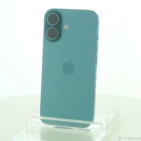 〔中古品〕 iPhone16 256GB ティール MYE13J／A SIMフリー【258】