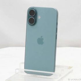 〔中古品〕 iPhone16 256GB ティール MYE13J／A SIMフリー【262】