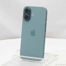 〔中古品〕 iPhone16 256GB ティール MYE13J／A SIMフリー【251】