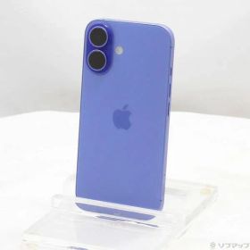 〔中古品〕 iPhone16 256GB ウルトラマリン MYE03J／A SIMフリー【344】