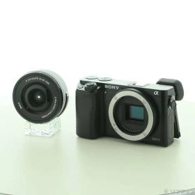 〔中古品〕 α6000 パワーズームレンズキット ブラック ILCE-6000L【295】