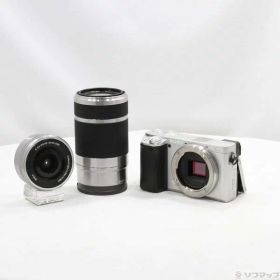 【中古】SONY(ソニー) α6400 ILCE-6400Y ダブルズームレンズキット シルバー 【258-ud】