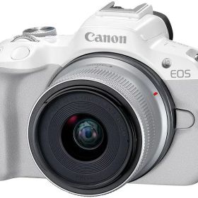 キヤノン CANON キャノン EOS R50 (ホワイト)・RF-S18-45 IS STMレンズキット(5812C011) 取り寄せ商品