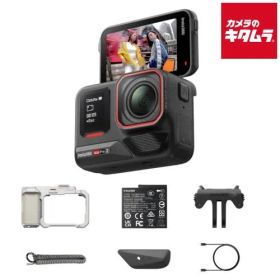 【新品】Insta360 Ace Pro2 ストリート撮影キット ミッドナイトブラック シングルバッテリー：ムーンライト・シルバー（CINSBBGA-ACEPRO248） 《納期約１－２週間》