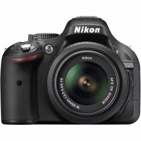 【中古】ニコン Nikon D5200 レンズキット ブラック D5200LKBK