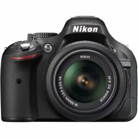 【中古】ニコン Nikon D5200 レンズキット ブラック D5200LKBK