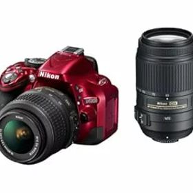 【中古】(非常に良い)Nikon デジタル一眼レフカメラ D5200 ダブルズームキット AF-S DX NIKKOR 18-55mm f/3.5-5.6G VR/ AF-S DX NIKKOR 55-300mm f/4.5-5.6G ED VR レ