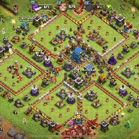 TH12 中盤 エメラルド＆魔法アイテム大量✨③ | クラクラ(クラッシュオブクラン)のアカウントデータ、RMTの販売・買取一覧