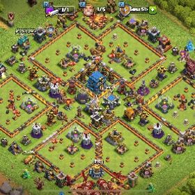 TH12 中盤 エメラルド＆魔法アイテム大量✨② | クラクラ(クラッシュオブクラン)のアカウントデータ、RMTの販売・買取一覧