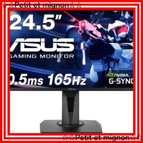 【即日発送】縦横回転 高さ調整 スピーカー DVI-D DisplayPort1.2 HDMI1.4 0.5ms FHD VG258QR-J TN モニター 24.5インチ 165Hz ゲーミングモニター ASUS