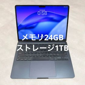 【美品】MacBook Air M2 13インチ 24GB 1TB