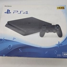 動作品 PS4 ゲーム機本体 箱 500GB ジェットブラック PlayStation4 CUH-2200A プレイステーション4 プレステ4 BLACK 黒 コントローラー