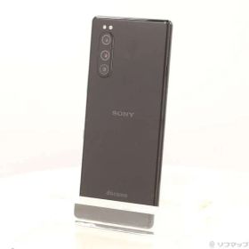 〔中古品〕 Xperia 5 64GB ブラック SO-01M docomo【368】