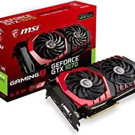 【中古】MSI オリジナルクーリングシステム TWINFROZR VI 搭載 GeForce GTX 1070グラフィックボード GeForce GTX 1070 GAMING X 8G