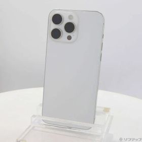 〔中古品〕 iPhone15 Pro Max 1TB ホワイトチタニウム MU703J／A SIMフリー【368】