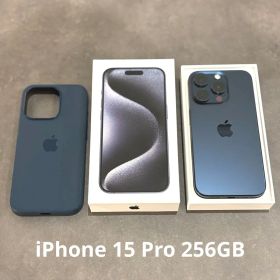 iPhone 15 Pro 256GB ブルーチタニウム