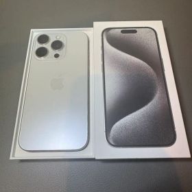 美品 iPhone 15 pro white titanium 128gb