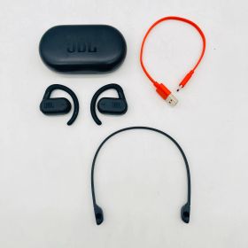 JBL SOUNDGEAR SENSE 完全ワイヤレスイヤホン/オープンイヤー/マルチポイント/IP54防水/Bluetooth5.3/耳を塞がない/音漏れ防止/ブラック/JBLSNDGEARSNSBLK