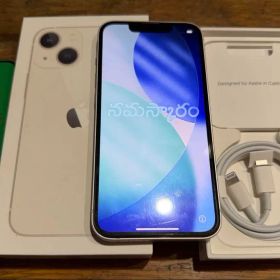 iPhone13mini 128GB スターライト 充電ケーブル付き