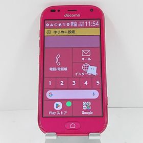 らくらくスマートフォン me F-01L ドコモ ピンク c13967