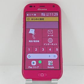 らくらくスマートフォン me F-01L ドコモ ピンク c13964