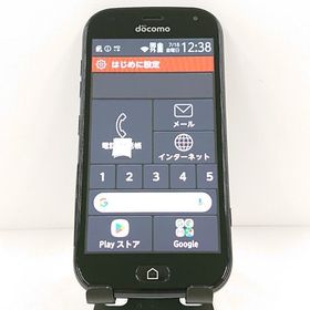 らくらくスマートフォン me F-01L ドコモ ブラック c13646