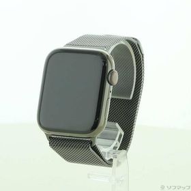 〔中古〕Apple(アップル) Apple Watch Series 6 GPS + Cellular 44mm グラファイトステンレススチールケース グラファイトミラネーゼループ〔377-ud〕