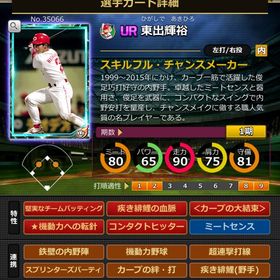 Sカード 東出輝裕 完璧特性 大結束,血脈,固有2 | モバプロ2レジェンドのアカウントデータ、RMTの販売・買取一覧