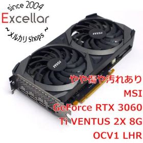 [bn:3] MSI製グラボ GeForce RTX 3060 Ti VENTUS 2X 8G OCV1 LHR PCIExp 8GB