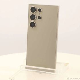 〔中古品〕 Galaxy S24 Ultra 256GB チタニウムグレー SCG26 au SIMフリー【297】