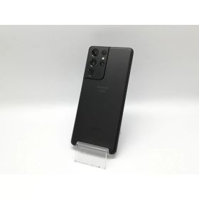 【中古】SAMSUNG docomo 【SIMロック解除済み】 Galaxy S21 Ultra 5G ファントムブラック 12GB 256GB SC-52B【福岡天神】保証期間1ヶ月【ランクC】