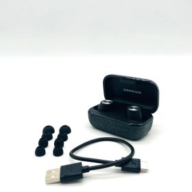 ゼンハイザー Sennheiser ワイヤレスイヤホン bluetooth MOMENTUM True Wireless 2 ブラックノイズキャンセリング LDSアンテナ Bluetooth 5.1ドイツ本社開発7mmドライバー aptX IPX 4 防滴