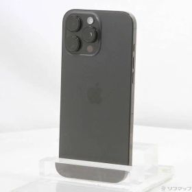 〔中古品〕 iPhone16 Pro Max 256GB ブラックチタニウム 3N528J／A SIMフリー【371】