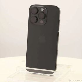 〔中古品〕 iPhone16 Pro 128GB ブラックチタニウム MYMV3J／A SIMフリー【368】