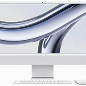 ★アップル / APPLE iMac 24インチ Retina 4.5Kディスプレイモデル MQRK3J/A [シルバー]【Mac デスクトップ】【送料無料】