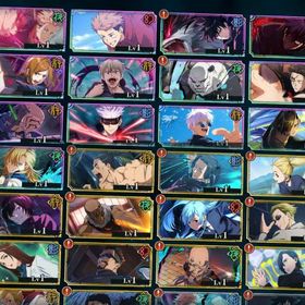 SSR×57 五条悟(蒼き最強) 五条悟(最強) 竜胆サキ 加茂憲紀 不完全伏黒 軽快虎杖 幼魚順平 | ファンパレ(呪術廻戦ファントムパレード)のアカウントデータ、RMTの販売・買取一覧