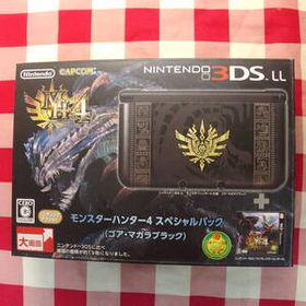 新品未使用 ニンテンドー3DS LL モンスターハンター4 スペシャルパック ゴア・マガラブラック SPRSKNCD 未通電 本体同梱版